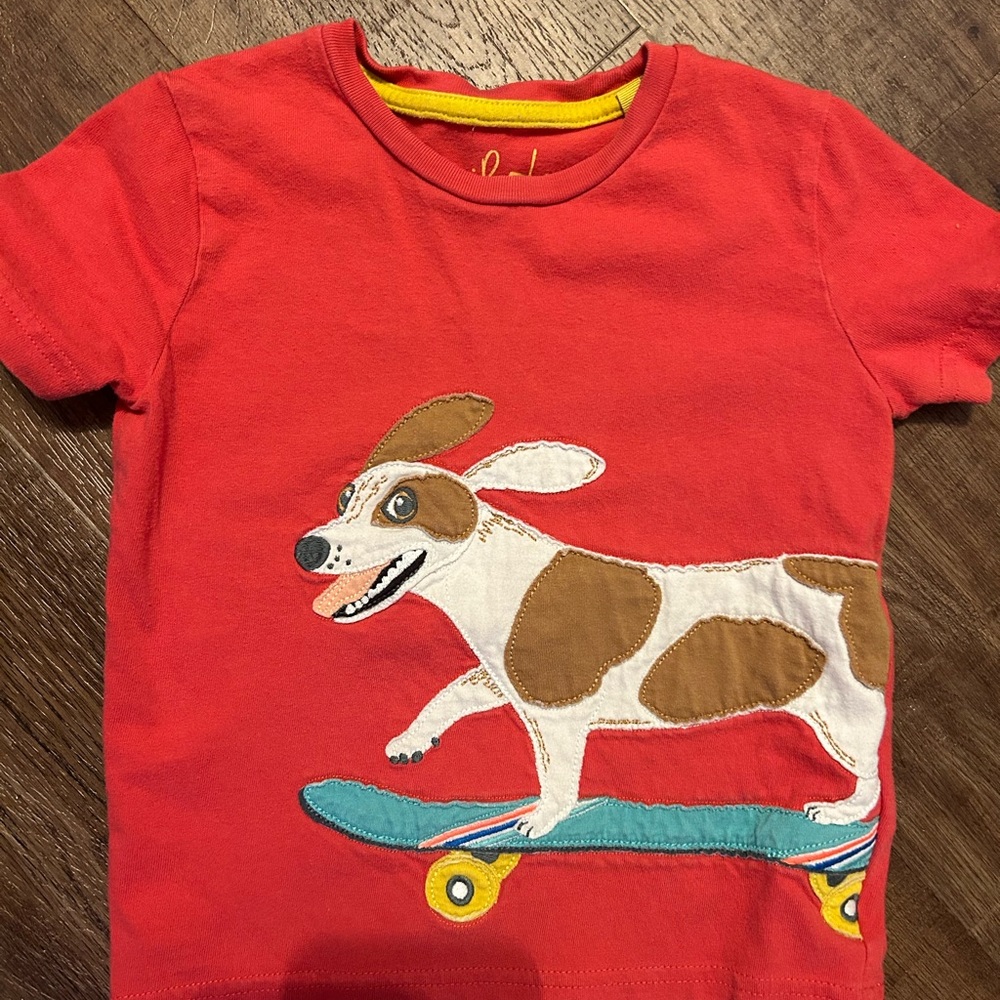 Mini Boden skateboard dog tee